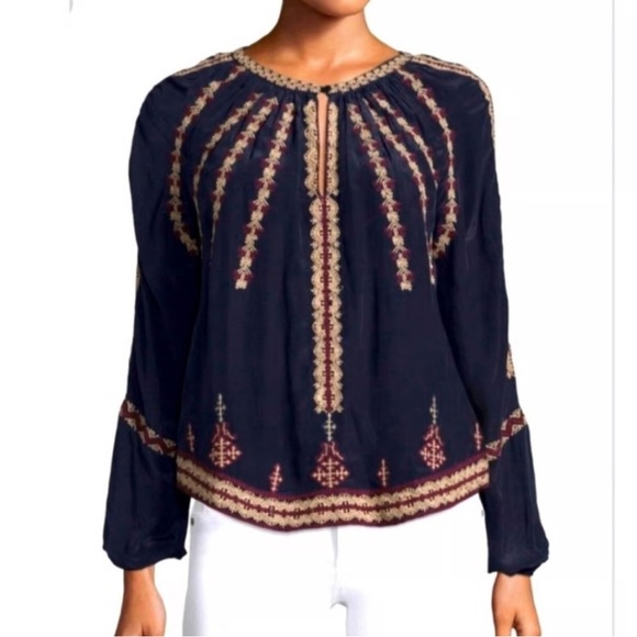 Anthropologie Tops - Anthropologie embroidered top